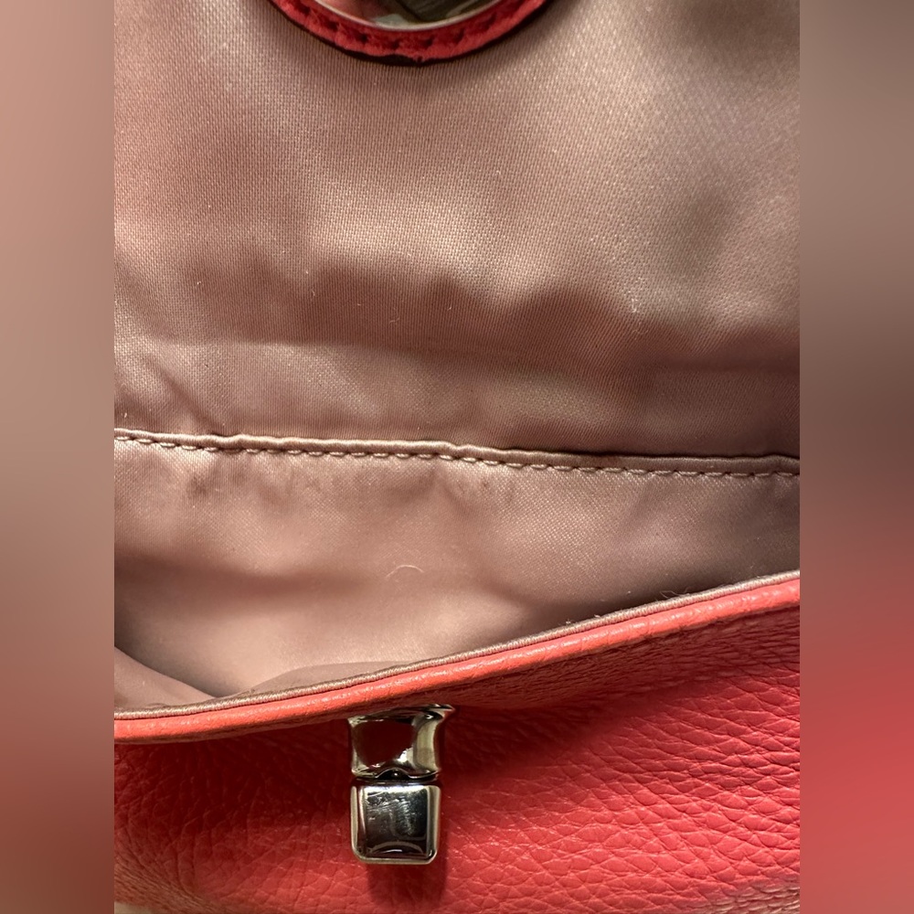 COACH Watermelon Leather Crossbody Bag - Vintage - Picture 6 of 8